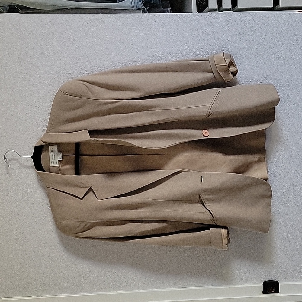 Vintage Dior linen blazer